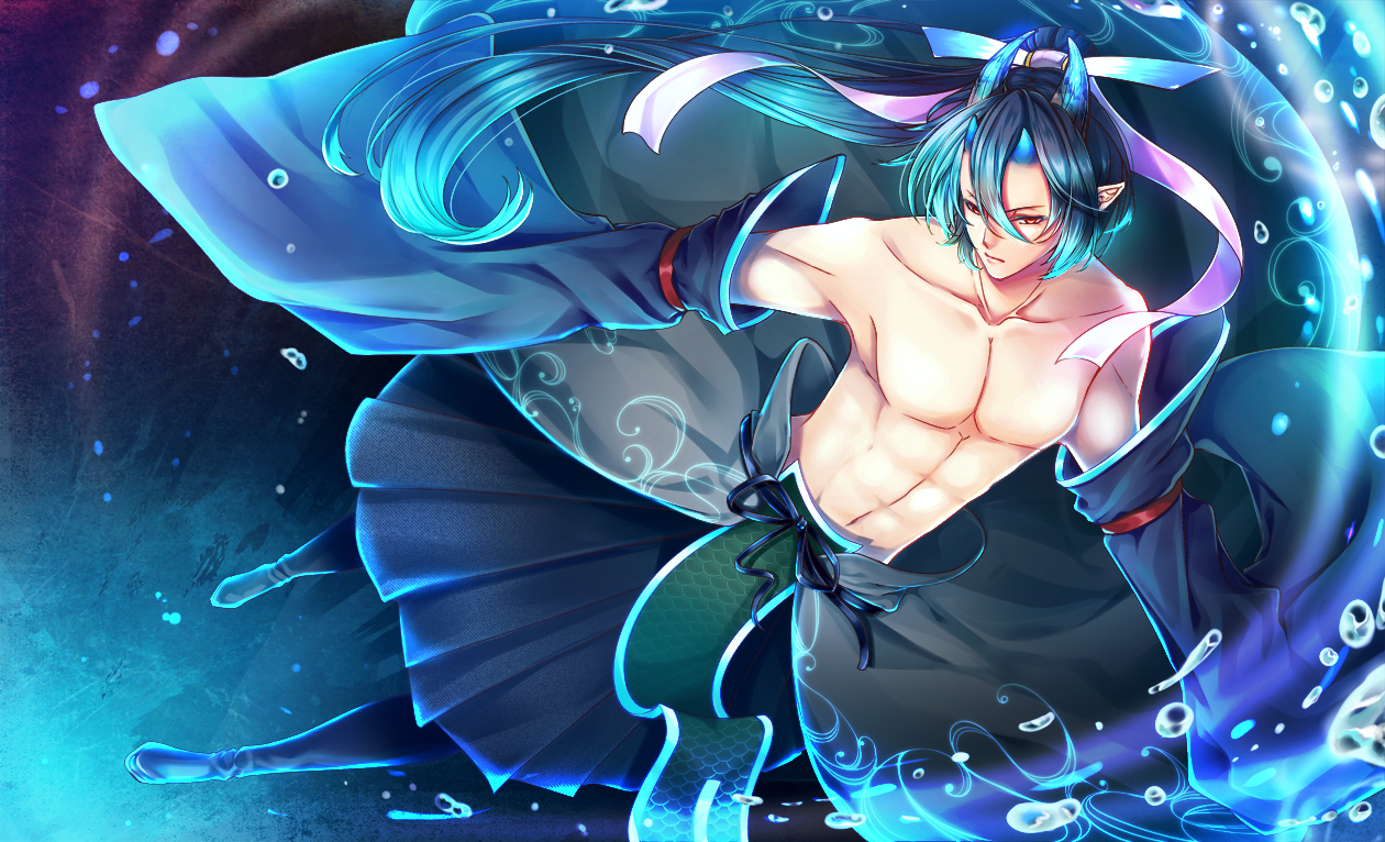 【モンハン擬人化】ラギアクルス希少種
